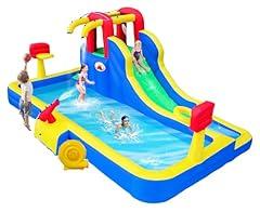 Wellfuntime Inflatable Water Park and Bouncy Castle