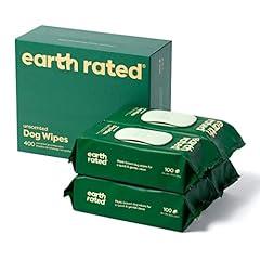 Earth Rated Pet Grooming Wipes, Unscented, 400 Count