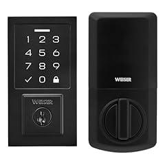 Weiser SmartCode Matte Black Keyless Entry Lock