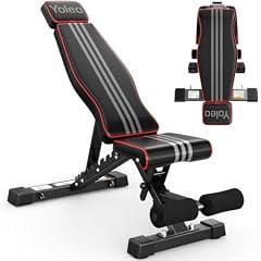 Yoleo Adjustable Foldable Weight Bench