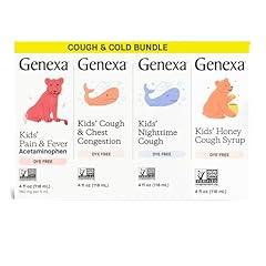 Genexa Kids' Cough Relief & Fever Reducer 4-Pack