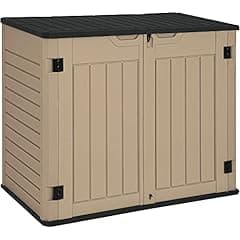 YITAHOME Outdoor Lockable Resin Storage Shed