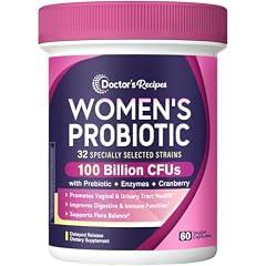 Doctor's Recipes Women's Probiotics 100 Billion CFU