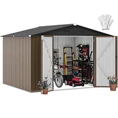 DWVO Outdoor Metal Storage Shed