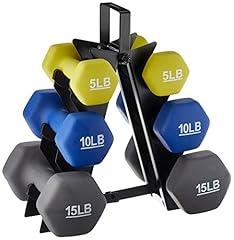Amazon Basics Neoprene Dumbbell Set