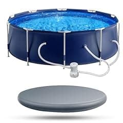 Relexest Round Steel Frame Pool Set