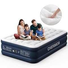 CHERIMOR Queen Air Mattress with Built-in Pump