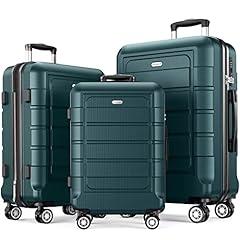SHOWKOO Expandable Hardshell Luggage Set, Army Green