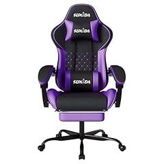 SUKIDA Gaming Chair with Massage and Footrest