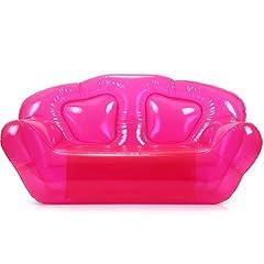 Kigley Inflatable Double Seat Sofa (Pink)