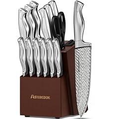 Astercook 15-Piece Kitchen Knife Set