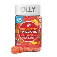 OLLY Probiotic + Prebiotic Gummy, Digestive Support, 60 Count