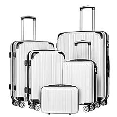 Coolife Luggage Expandable Spinner Set