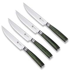 HexClad Damascus Steak Knife Set