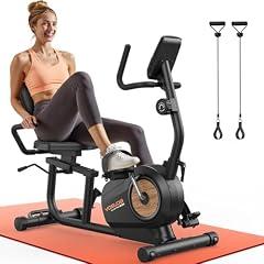 YOSUDA PRO Recumbent Exercise Bike with Resistance Bands
