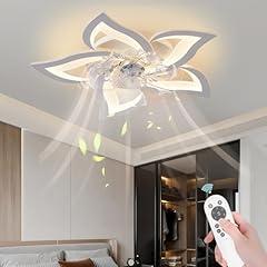 Bevenus Modern Flower Ceiling Fan with Light