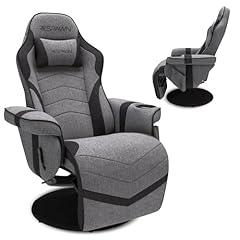 RESPAWN 900 Gaming Recliner Chair - Gray Fabric