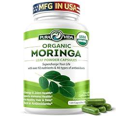 Pura Vida Moringa Organic Energy Supplement