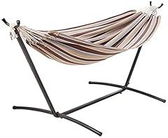 Amazon Basics Cream Wave Double Hammock with Stand