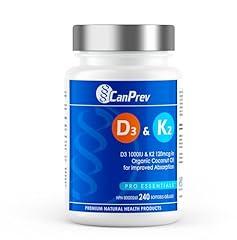 CanPrev Vitamin D3 & K2 Supplement