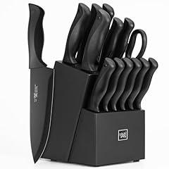 HUNTER.DUAL Self-Sharpening 15-Piece Kitchen Knife Set