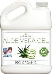 KinRose Care Organic Aloe Vera Gel 64 Fl Oz