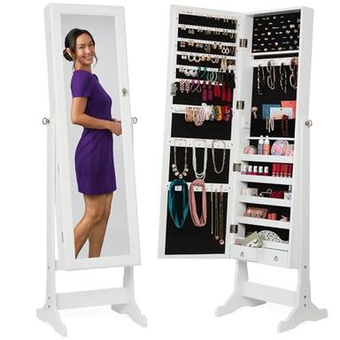 mirrored jewelry armoire