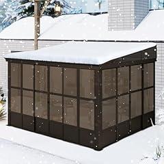 Domi Outdoor Living 10’ x 12’ Sunroom Gazebo