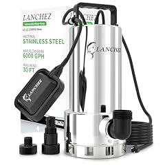 LANCHEZ 1.6HP Stainless Steel Sump Pump