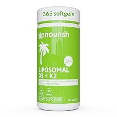 UpNourish Liposomal D3 & K2 MK-7 Supplement