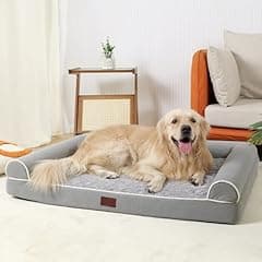 TJSOULER Orthopedic Dog Bed for Large Dogs