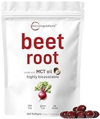 Micro Ingredients Beet Root Softgels with MCT Oil