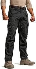 CQR Men's Tactical Cargo Pants Black