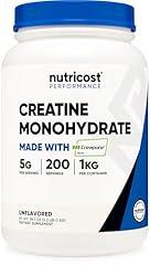Nutricost Creapure Creatine Monohydrate Powder 1KG Unflavored