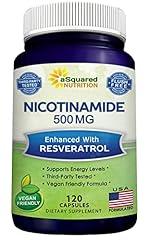 aSquared Nutrition Nicotinamide with Resveratrol Supplement