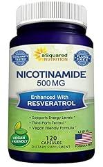 aSquared Nutrition Nicotinamide with Resveratrol Supplement