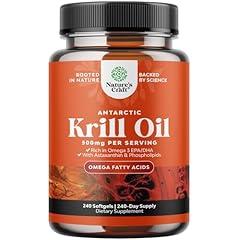 Natures Craft Antarctic Krill Oil 500mg Softgels
