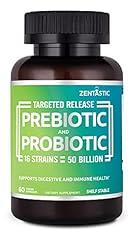 Zentastic Probiotics & Prebiotics Supplement 50 Billion CFU