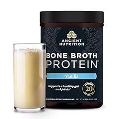 Ancient Nutrition Bone Broth Protein, Vanilla, 20g Protein, 20 Servings