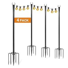 String Light Poles for Outdoor Decor