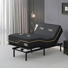EGOHOME Adjustable Bed and Memory Foam Mattress