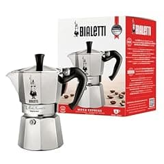 Bialetti Moka Express 6 Cup Silver