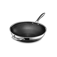 HexClad 12-Inch Hybrid Nonstick Wok