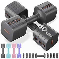 FEIERDUN Adjustable Dumbbell Set for Home Gym