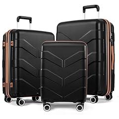 TILYMOL 3-Piece Expandable Luggage Set