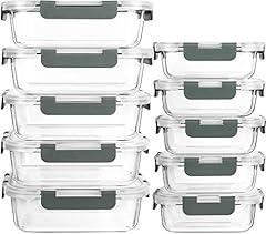 MCIRCO Glass Meal Prep Containers