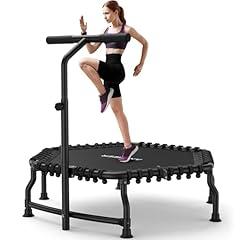 ANCHEER Foldable Fitness Trampoline with Adjustable Handle