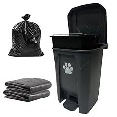 CCAATVG Outdoor Dog Poop Trash Can with Foot Pedal