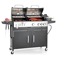 Captiva Designs Dual Fuel BBQ Grill Combo