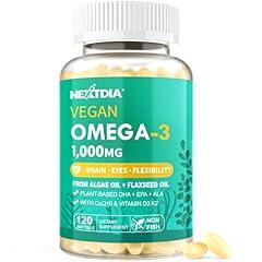 Nextdia Vegan Omega 3 Algae Oil Supplement